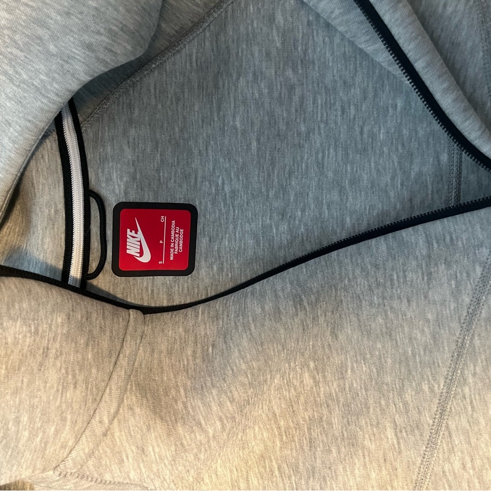 Nike tech Gray Zip-Up Hoodie